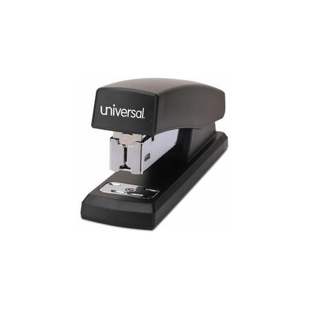 Universal Stapler, Partial Strip, Black, Channel UNV43119