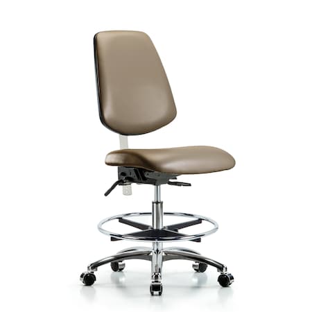 Blue Ridge Ergonomics Vinyl Clean Room Chair BR-NCR-VMBCH-MB-CR-T0-A0-CF-CC-8809