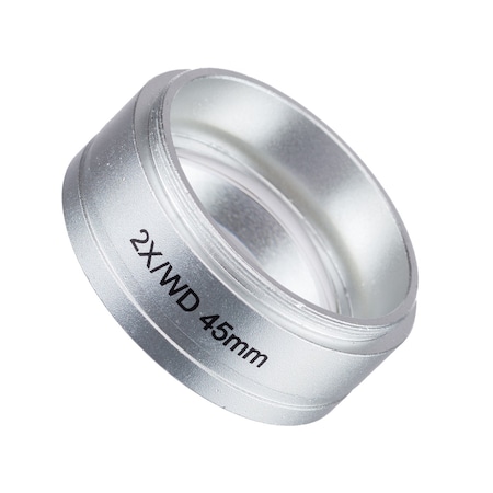 Amscope 2.0X Barlow Lens For SF Series Stereo Microscopes (54mm) SF20