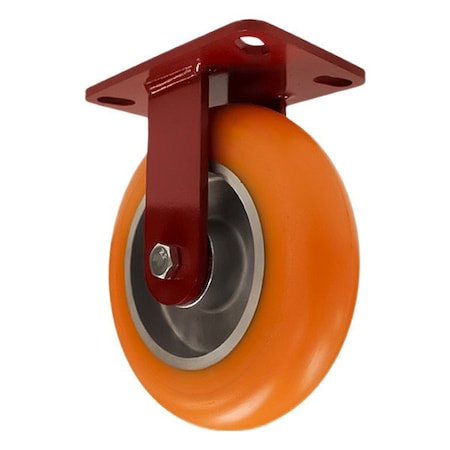 Hamilton Plate Caster, Steel, Rigid R-HS-82EMB-ZB