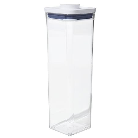 Good Grips Tall Pop Container, 2.2 qt Capacity, 4.1 in L, 4.1 in W, 13 in H 11233800
