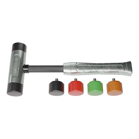 American Hammer Replaceable Tip Hammer, Aluminum, 2 lb AM2ARTSG