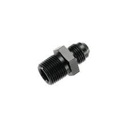 Safety First 06 Straight Male Adapter to 06 NPT Male Black SA1828834