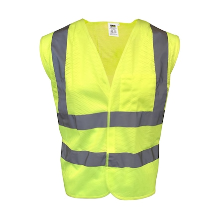 Cordova Safety Vest, Type R, Class 2, Mesh, Lime V241P2XL