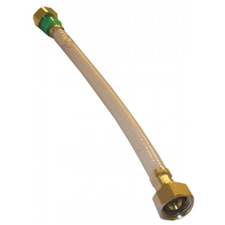 Larsen Supply Co .5 in. IPS x .5 in. IPS x 24 in. Plastic Supply Flex Hose Connect 192028