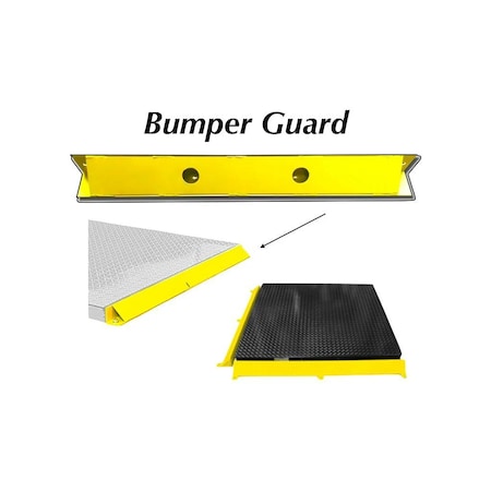 Prime Systems Prime Scale Bumper Guard for Industrial floor Scales 6 Length Scale Protector PS-433-6L