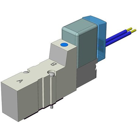 Smc Solenoid Air Control Valve, 54 13/32 mm L SYJ3140-5G