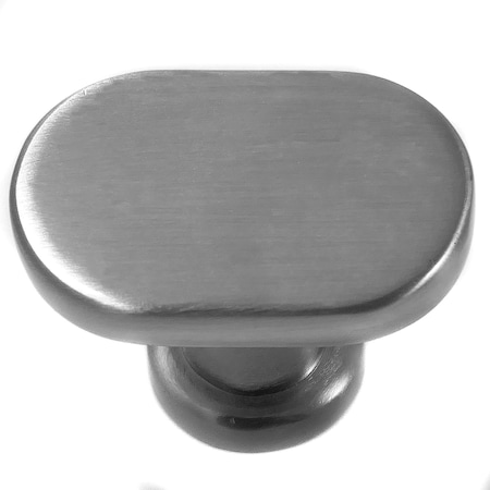 Mng Hardware Aspen Oval Knob - Satin Nickel 81228