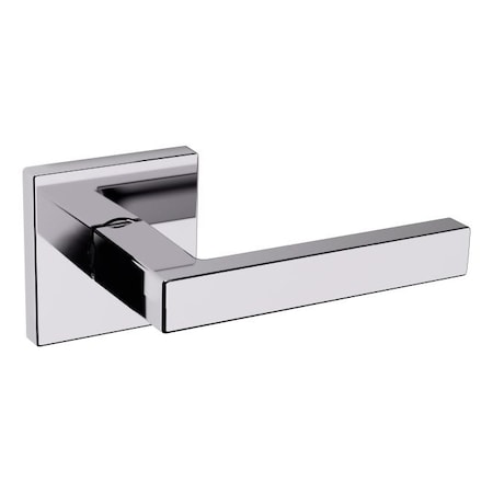 Baldwin Baldwin Preconfigured L023 Lever with R017 Rose Right Hand Half Dummy Lock Bright Chrome Finish L023260RDM
