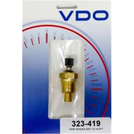 Vdo 0.5 in.-14 NPT Male 250 deg Electric Temperature Sender VDO323-419