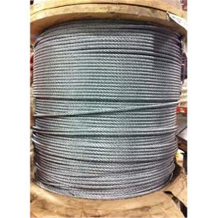 Southern Wire 250 ft. 0.38 in. Dia. 7 x 19 Galvanized Aircraft Cable B1317984