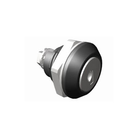 Southco Quarter-Turn Cam Latch, Key Locking, Without Cam, Sealed, Zinc Alloy, Powder Coat, Black E5-5-405-UU1-12