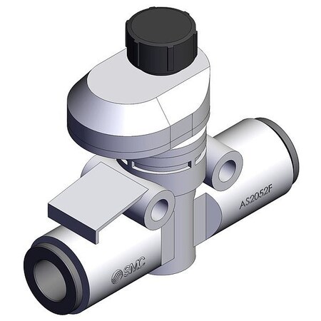 Smc SPEED CONTROLLER, INLINE, WITH INDICATOR AS2052FS-08