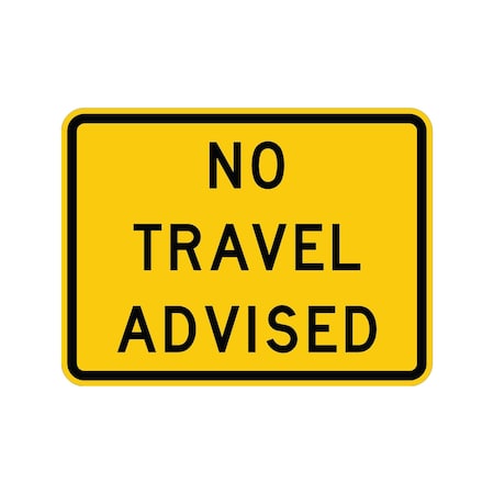 Sign Solutions Usa Traffic Sign, 24 in Width, Aluminum Sign, Horizontal Rectangle DUS06DFY2418W70-4