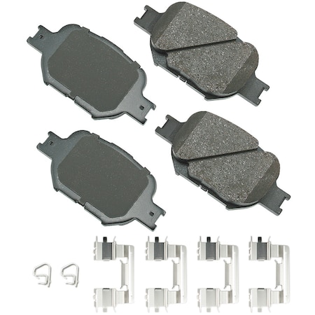 Akebono Proact Disk Pad, Act817A ACT817A