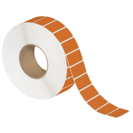 Tape Logic 2 x 1in Orange Direct Thermal Labels THL531
