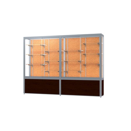 Ghent Display Case 96x66x16, Cork, Satin 10408CK-SN-W