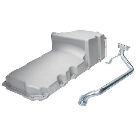Powerhouse 6 qt. Rear Sump Engine Oil Pan for GM LS-Series - Natural PO3625757