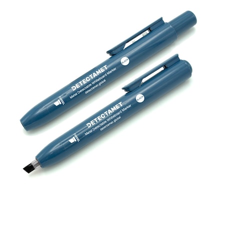 Detectamet Detectable Dry Erase Marker Set, Round Barrel, PK10 145-A05-P02-A08