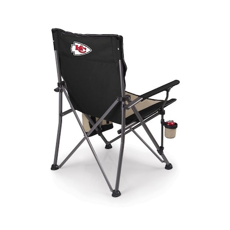 Picnic Time Family Of Brands NFL Kansas City Chiefs - Logo - Big Bear XXL Camping Chair with Cooler 808-00-175-164-2