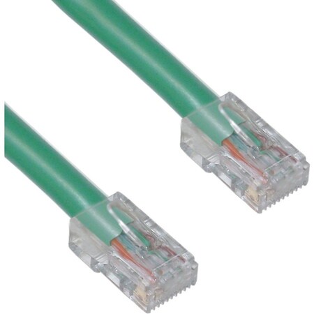 Cable Wholesale 2 ft. Cat6 Green Ethernet Patch Cable - Bootless 10X8-15102