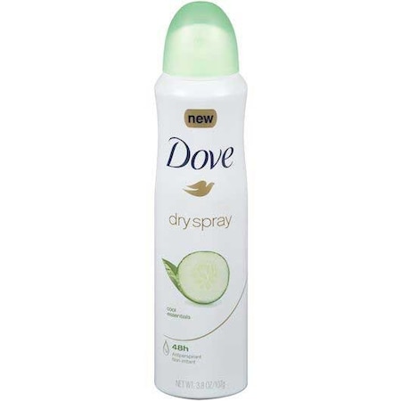 Dove Cool Essentials Antiperspirant Dry Spray, 3.8 Ounce, 12PK 34218