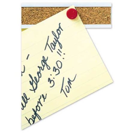 Quartet Bulletin Bar, Self-healing Cork, 36"L, Aluminum frame QRT2005