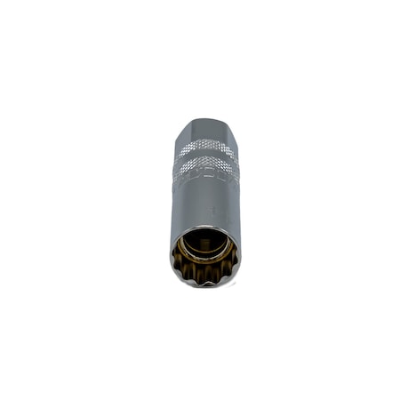 Vim Tools 14Mm 12Pt Magnetic Thin Wall Spring-Loaded Uj Spark Plug Socket - 3/8'' Dr. MSPMTWU14M