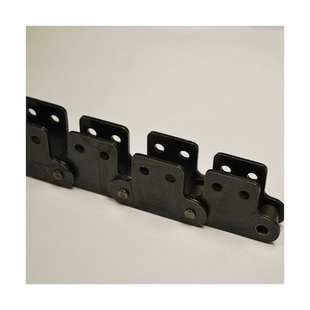 Tsubaki Double Pitch Standard Conveyor chain, 10 ft OAL, 1-1/4 P, 0.4 Dia x 3/8 in W Roller C2050SK29LRB