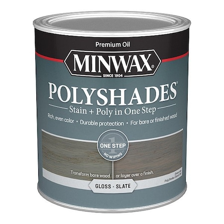 Minwax Wood Stain, 1 qt, Slate 614984444