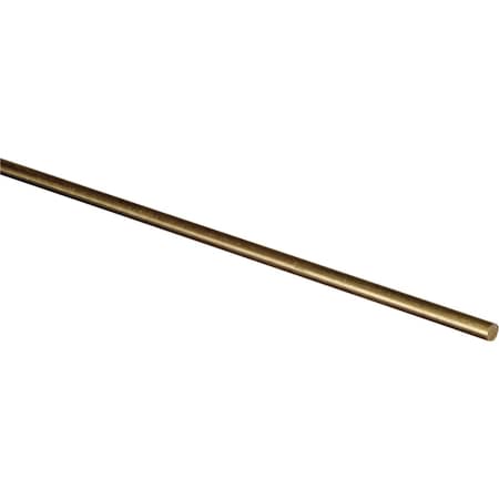 Hillman Steelworks Brass 1/4'' X 3 Ft. Solid Rod 11519