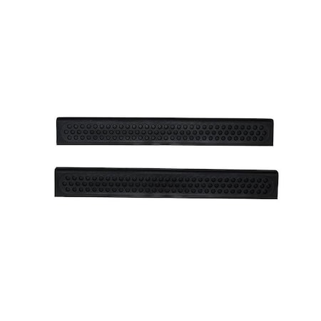 Ventshade Door Sill Protector, Black, Acrylic, Non Illuminated, Trim To Fit, 30-1/2 Inch Length X 4 Inch 88407