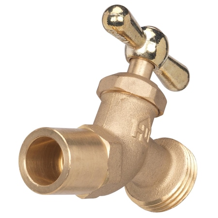Homewerks 1/2 or 3/4 in. Sweat X 3/4 in. MHT Brass No-Kink Hose Bibb VHNSTDA3