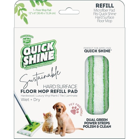 Quick Shine Hard Surface Floor Mop Refill Pad 11148