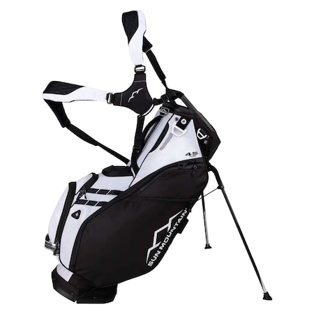 Sun Mountain 4.5LS 14-Way VLO Stand Bag, Black/White 250061