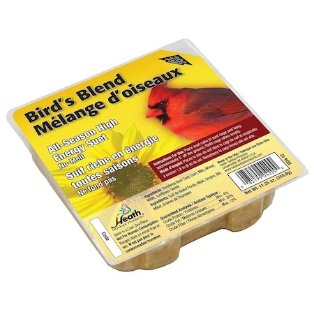 Heath Suet Cake, AllSeason, HighEnergy, Bird's Blend Flavor, 1125 oz DD4-12