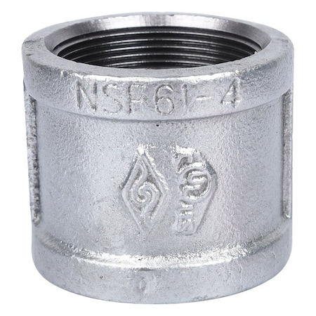 Prosource Exclusively Orgill Pipe Coupling, 2 in, Threaded, Malleable Steel, SCH 40 Schedule, 300 psi Pressure 21-2G