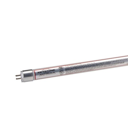 Keystone 15W LED T5 HO Tube, 2100 lumen, Glass Construction, 3 ft., 5000K, 70k hrs, External Drive Type C KT-LED15T5HO-36G-850-E /G2