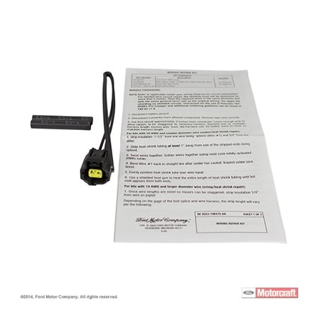 Motorcraft Engine Crankshaft Position Sensor Connector, WPT1271
