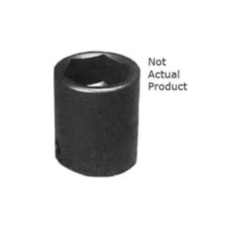 K-Tool International K Tool International 0.5 in. Drive Shallow 6 Point Impact Socket, 0.43 in. KTI-33114