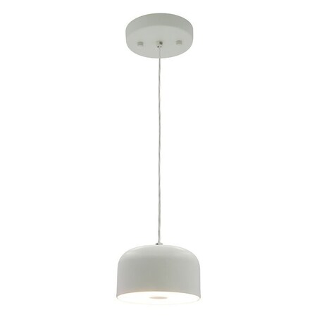 Westgate MINI 5in PAN DESIGN 55in PENDANT LIGHT 10W 5CCT CR90 DIM WHITE, 27K/30K/35K/40K/50K LCFPM-MCT5-WH