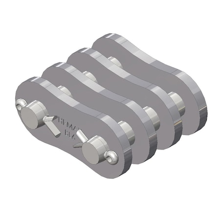 Senqcia Hi-Max Double Strand Cottd Connecting Link w/4 x 6 Lacing, BL646 chain, .75P, .312 Pin BL646HMCL