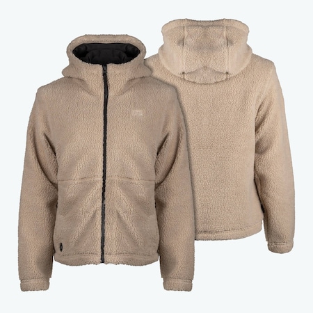 Mobile Warming Womens's Upland Full Zip Sherpa Heated Jacket Coffee LG MWWJ76280425