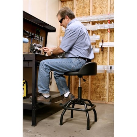 Perform Tool 17.30 x 14.30 x 17.00 in. Pneumatic Swivel Bar Stool PTL-W85011