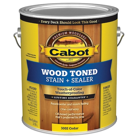 Wood Toned Gal Cabot Cedar Deck & Siding Stain 3002