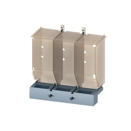 Siemens terminal cover extended transparent 3-pole 1 unit accessories for: 3VA15 3VA9601-0WP31