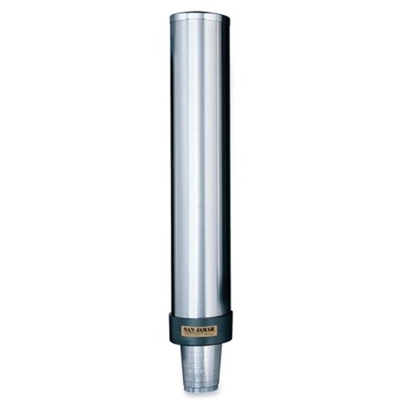 San Jamar Cup Dispenser  Adjustable  12 to 24 oz.  Stainless Steel SJMC3400P