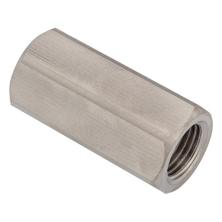 Zoro Select Female-Female Hex Adapter NUT60112FXM10F