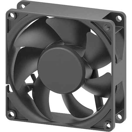 Dayton AxialFan, Black, Square, Plastic, 3-1/8inH 855H08