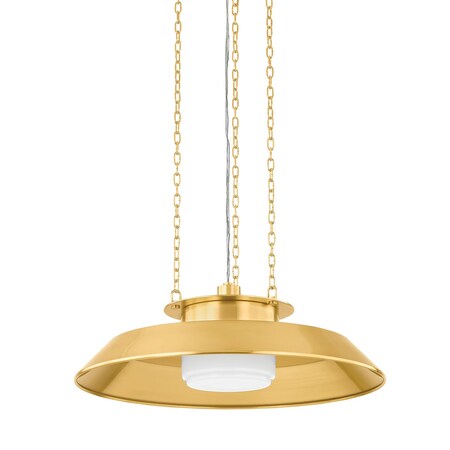 Hudson Valley Lighting Woodrow 22 in. Pendant Aged Brass 8822-AGB